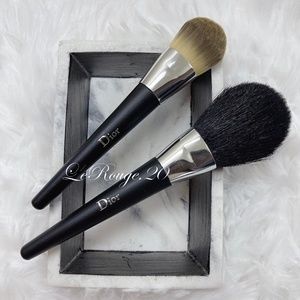 Dior foundation + powder brush bundle New